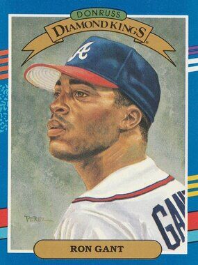 Ron Gant - Donruss Diamond Kings MLB Baseball Card